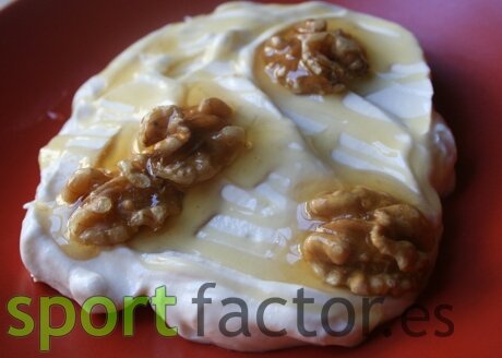 yogur con nueces